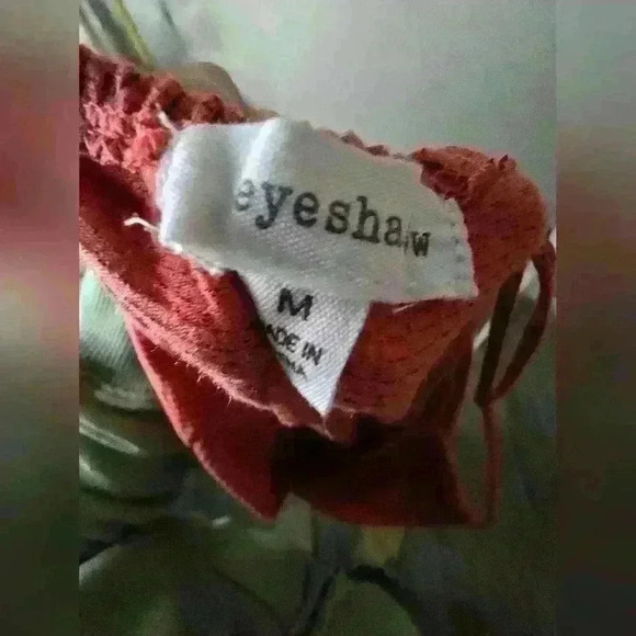 Eyeshadow Coral Pinstriped Jumpsuit - Picture 12 of 12